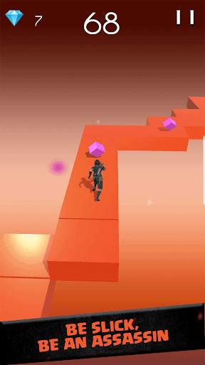 Assassin Slick: Zig Zag 3D Offline Game screenshot 2