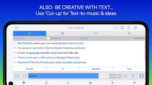 Wotja: Generative Music System screenshot 6