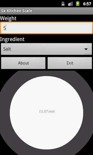Kitchen Scale screenshot 1