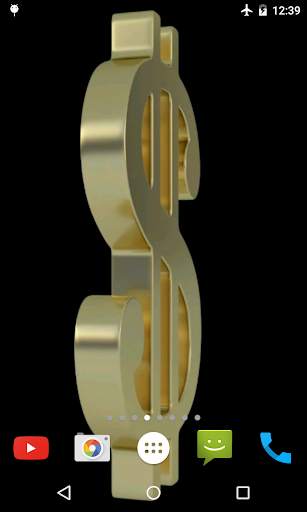 Golden Dollar Live Wallpaper screenshot 3