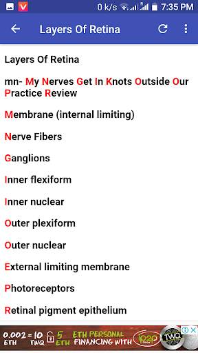 All Anatomy Mnemonic screenshot 4