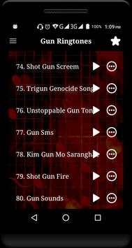Gun Sounds Ringtones 4 تصوير الشاشة