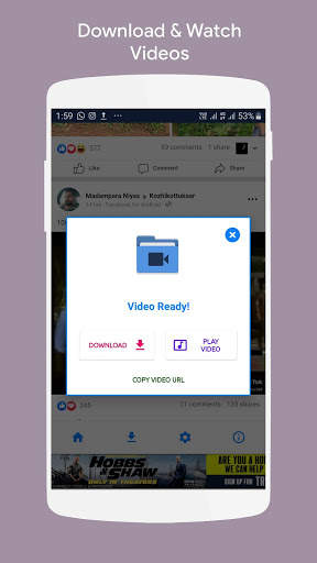 Video downloader for facebook screenshot 2