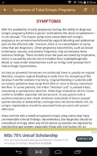 Ectopic Pregnancy & Abortion screenshot 6