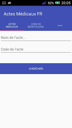 Actes Médicaux Français screenshot 2