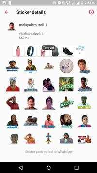 Malayalam Troll Stickers-Whatsapp Stickers screenshot 8
