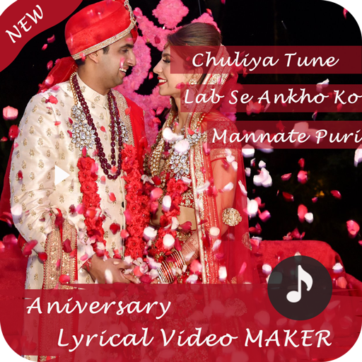 Anniversary Lyrical Video Maker icon