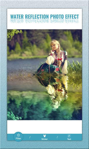 Water Reflection Photo Effect 1 تصوير الشاشة
