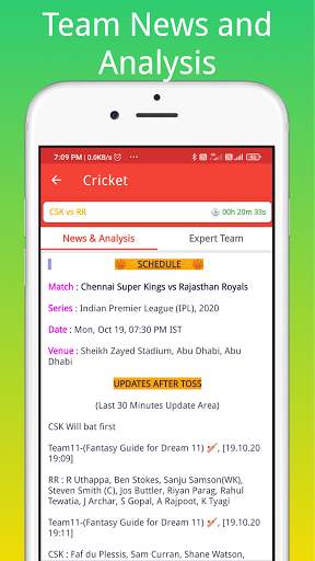 Fantasy guide for Dream11, My11Circle, MyTeam11 screenshot 2