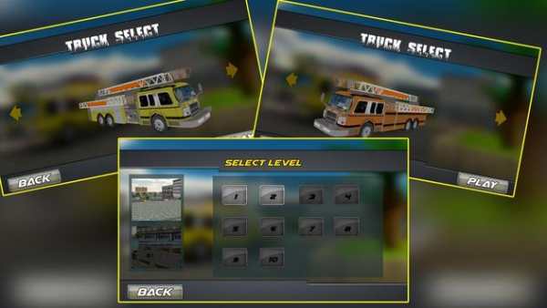 FIRE TRUCK EMERGENCY RESCUE screenshot 2