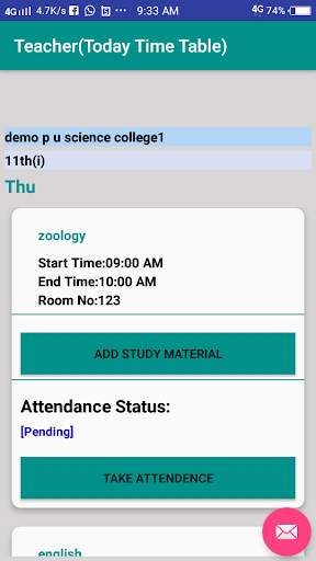 TG Teacher screenshot 1