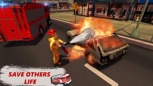 American FireFighter Hero: Fire Truck Simulator screenshot 12