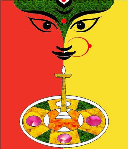 Durga Navaratri Colouring - Greetings screenshot 9