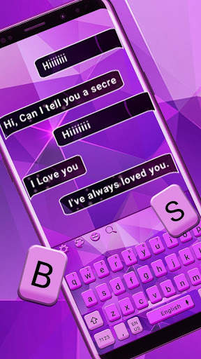Business Purple Keyboard screenshot 1