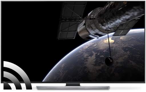 Galaxy background for Chromecast TV screenshot 3