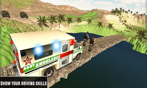 Army Ambulance Driving Rescue Operation स्क्रीनशॉट 2