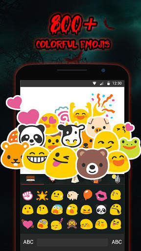 Halloween keyboard Theme - Vampire स्क्रीनशॉट 2