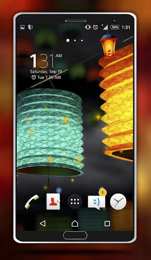 Lanterns Live Wallpaper 6 تصوير الشاشة