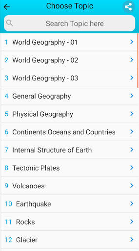 Geography MCQs screenshot 2