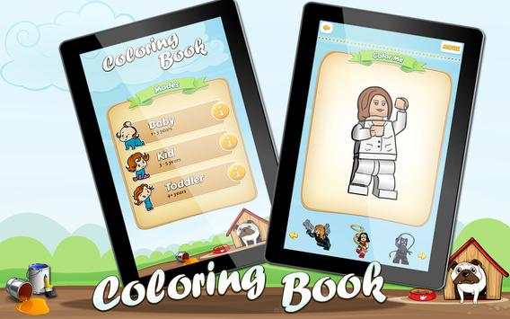 Coloring Lego Superheroes screenshot 1