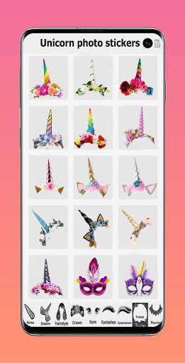Unicorn Photo Stickers screenshot 1