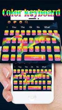 Color Rainbow Keyboard Theme screenshot 1