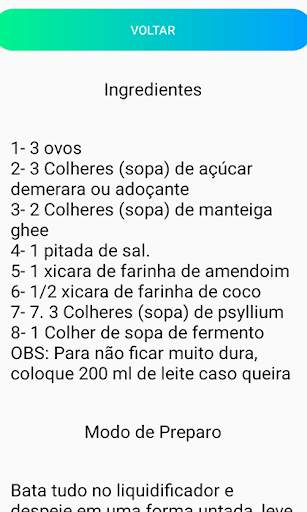 Receitas de bolo screenshot 2