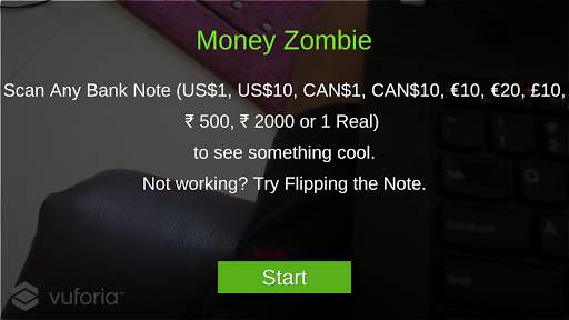 Money Zombie AR screenshot 1