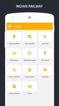Train Seat availability- Indian Railway PNR Status screenshot 1