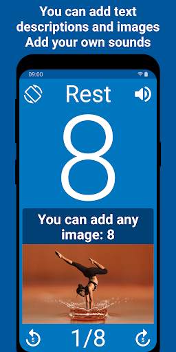 Tabata Timer: Interval Timer Workout Timer HIIT screenshot 3