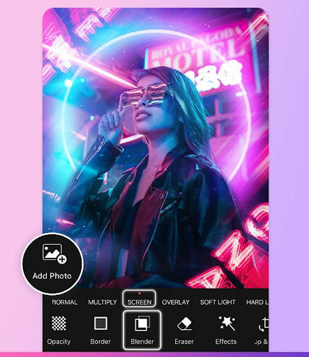 MagPic - Neon Photo Editor screenshot 1