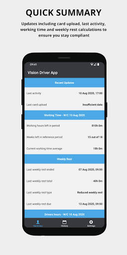 Vision Driver App скриншот 2