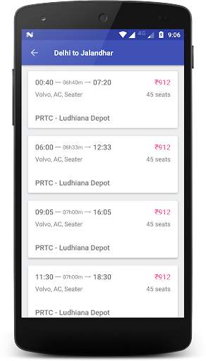 PRTC Bus Booking ( PEPSU ONLIN screenshot 3