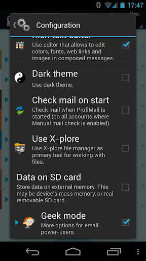 ProfiMail Go - email client screenshot 5