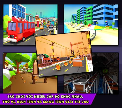 Subway Kiddy Run- Escape From School 3D Race screenshot 4