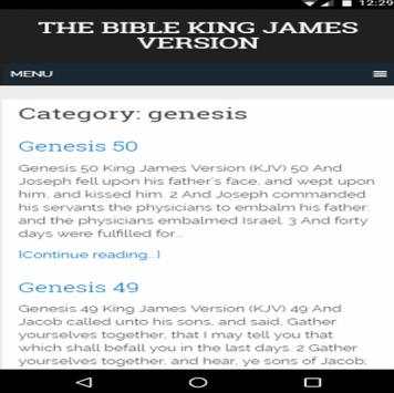 Bible King James Version screenshot 7