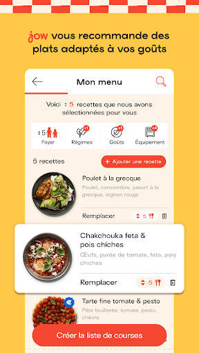 Jow - Recettes et courses screenshot 2