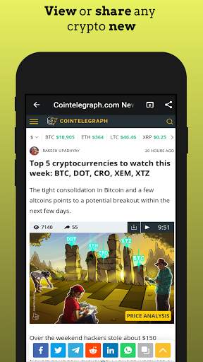 Crypto News Alerts - Track bitcoin news - altcoins screenshot 3