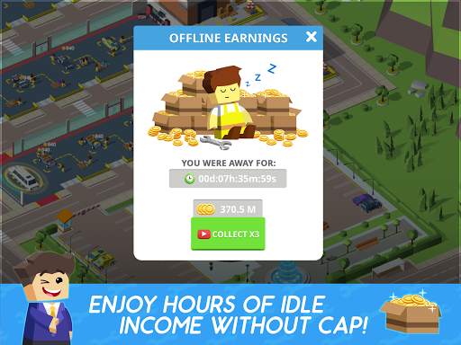 Idle Mechanics Manager – Car Factory Tycoon Game screenshot 11