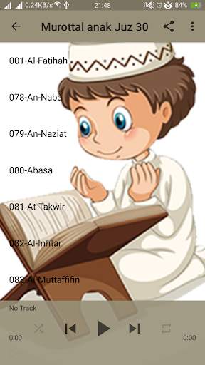 Murottal Anak Al Quran Juz 30 Offline screenshot 1