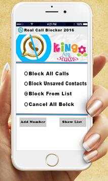 Real Call Blocker 2016 screenshot 4