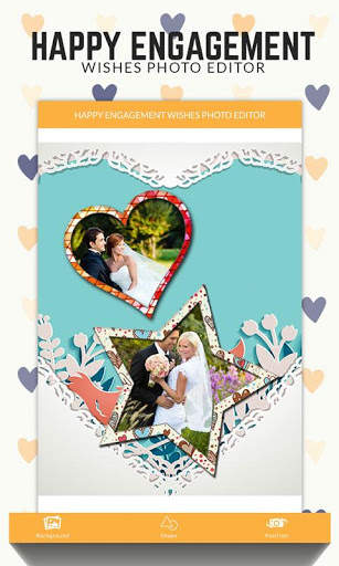 Happy Engagement Wishes Photo Editor screenshot 2