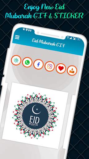 Eid Mubarak GIF : Eid Mubarak Sticker For Whatsapp screenshot 4