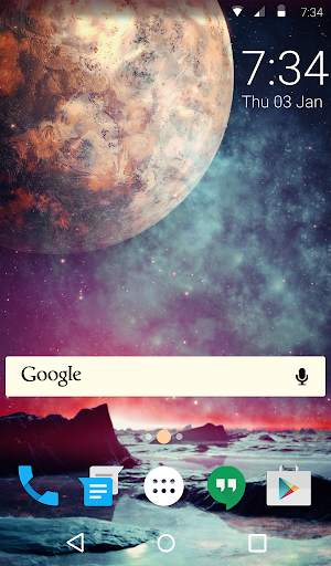Deep Space Wallpaper Theme स्क्रीनशॉट 6