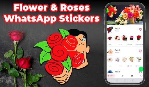 WAStickerApps Flowers screenshot 1