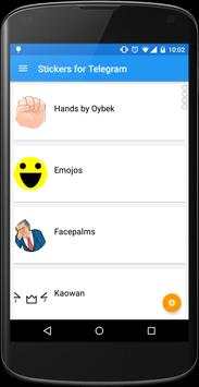 Stickers for Telegram 3 تصوير الشاشة