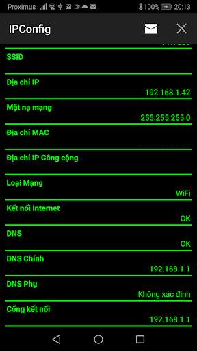 IPConfig screenshot 1
