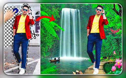 Waterfall Photo Editor:Waterfall Photo Frames 2020 3 تصوير الشاشة