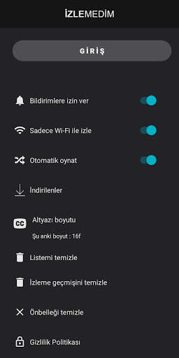 İzlemedim - Film, Dizi, Canlı TV İzle 4 تصوير الشاشة