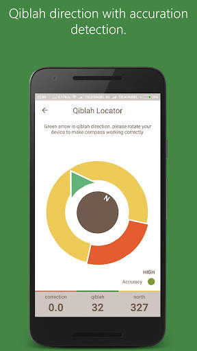 Prayer times, Qiblah, Adzan screenshot 4